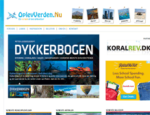 Tablet Screenshot of oplevverden.nu